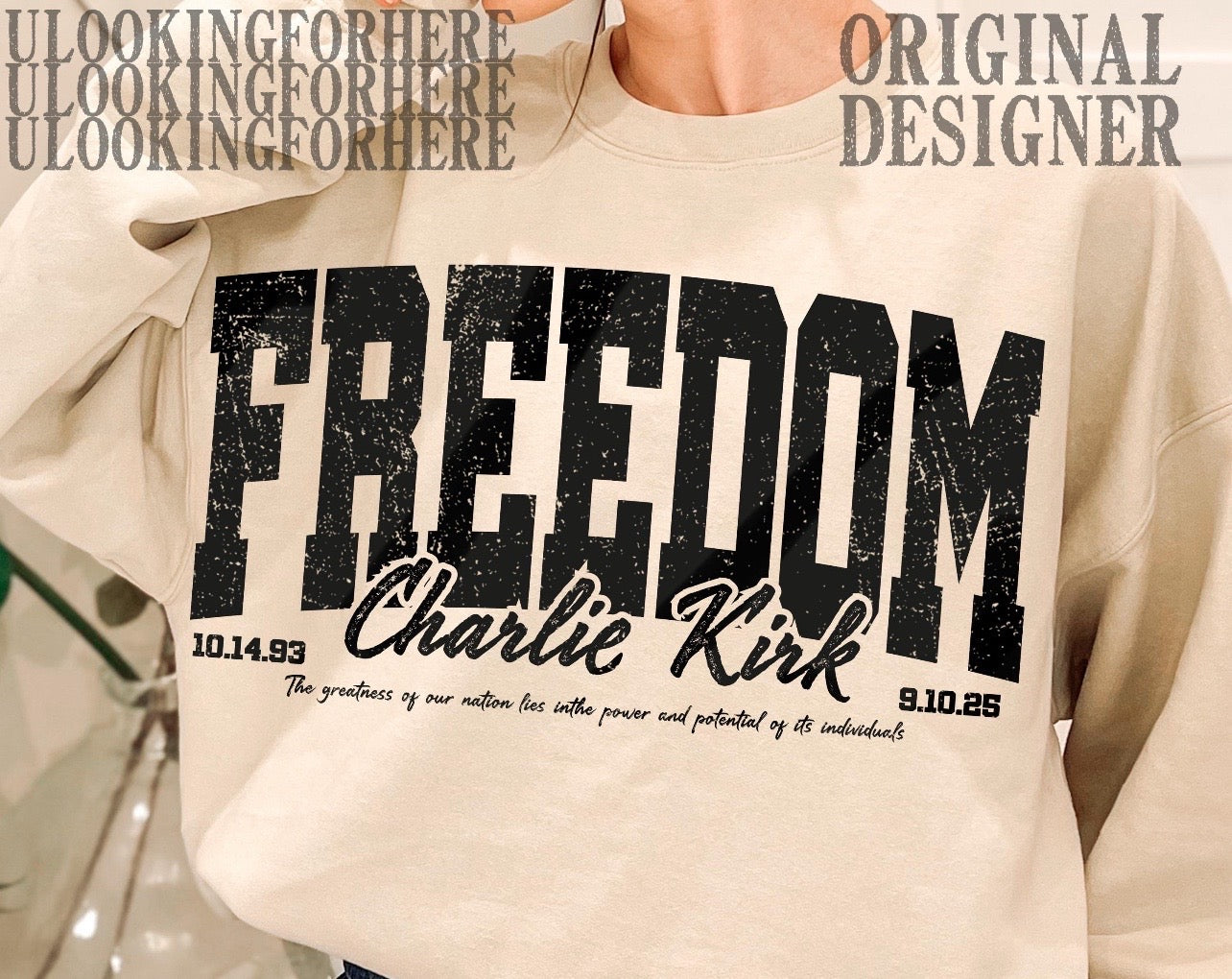 Freedom distressed Sweatshirt